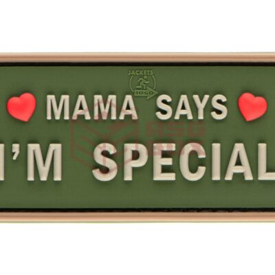 JTG Mama Says I'm Special Patch Green