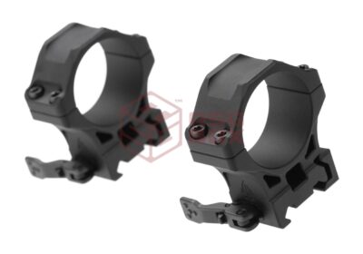 Leapers Accu-Sync QR 34mm Medium Profile Rings Black