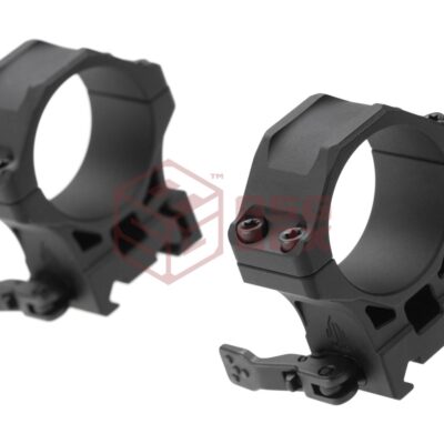 Leapers Accu-Sync QR 34mm Medium Profile Rings Black