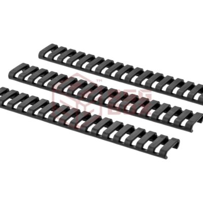 Ergo 18 Slot LowPro Ladder Rail Cover - 3 pcs Black