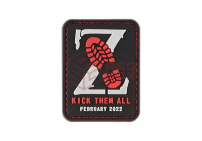 JTG Kick Them All Z Patch Red