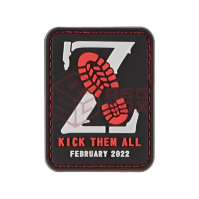 JTG Kick Them All Z Patch Red