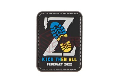 JTG Kick Them All Z Patch Blue