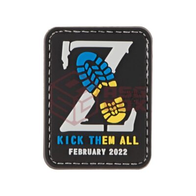 JTG Kick Them All Z Patch Blue