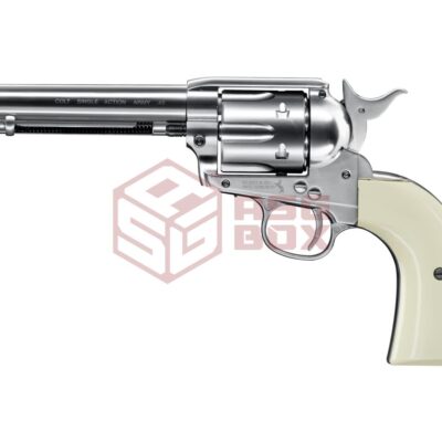 Colt SAA .45 Peacemaker 5.5 Inch Co2 BB Nickel