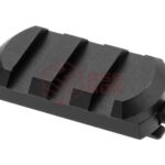 5KU QD MLOK 3 Slot Rail Section Black
