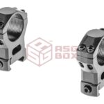 Leapers 25.4mm High Profile Steel Picatinny Rings Black