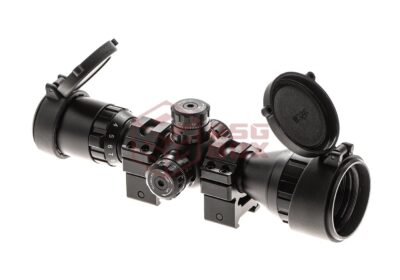 Leapers 3-9x32 1" BugBuster Scope AO RGB Mil-dot With QD Rings Black