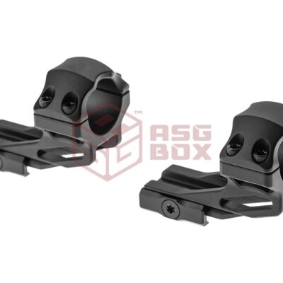 Leapers ACCU-SYNC 25.4 High Profile 37mm Offset Picatinny Rings Black