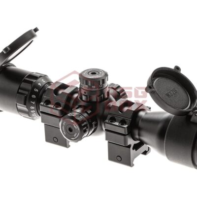 Leapers BugBuster 3-12X32 Scope Side AO Mil-Dot With QD Rings Black