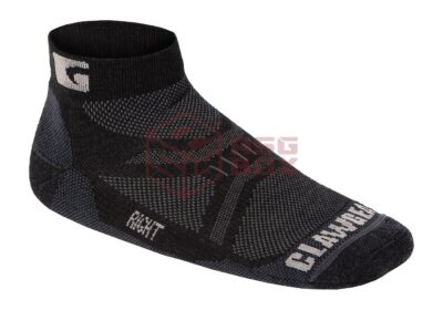 Clawgear Merino Low Cut / Ankle Socks Black 45-47