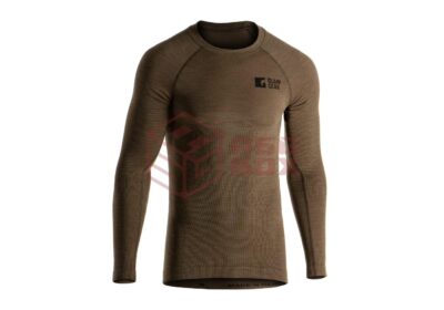 Clawgear Merino Seamless Shirt LS Stonegrey Olive S