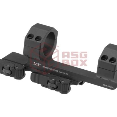 Midwest Industries 30mm QD 1.4" Offset Scope Mount - 20 MOA Black