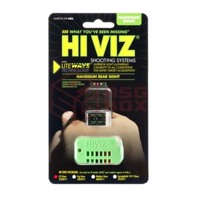 HIVIZ LiteWave Rear Sight for CZ 75/P01