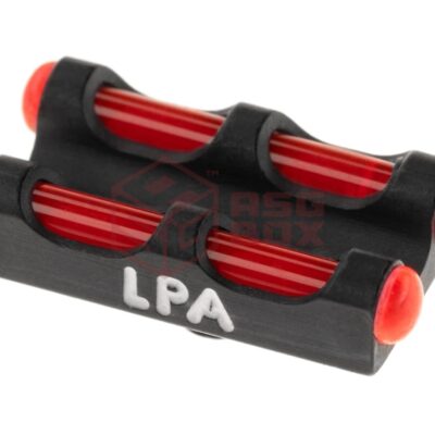 LPA Red Twin Fiber Optics Front Sight 3,0 MA Thread