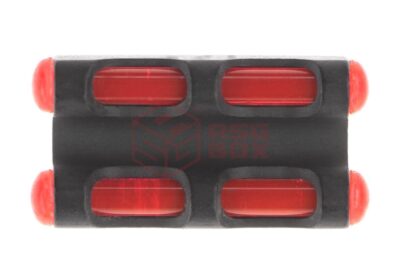 LPA Red Twin Fiber Optics Front Sight 3,0 MA Thread - obrazek 2