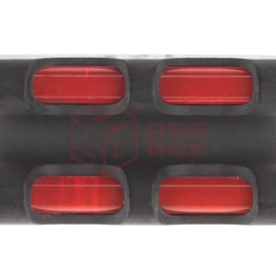 Alternative view of LPA Red Twin Fiber Optics Front Sight 3,0 MA Thread