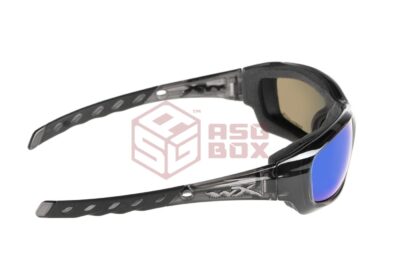 Wiley X WX Gravity Captivate Polarized Blue Mirror Black - obrazek 3