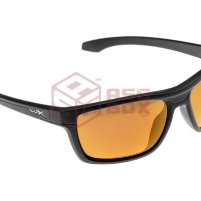 Wiley X WX Kingpin Captivate Polarized Bronze Mirror Black