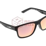 Wiley X WX Ovation Captivate Polarized Rose Gold Mirror Black