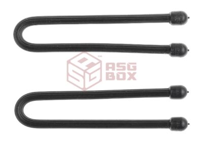 Nite Ize Gear Tie Reusable Rubber Twist Tie 6" 2pcs Black