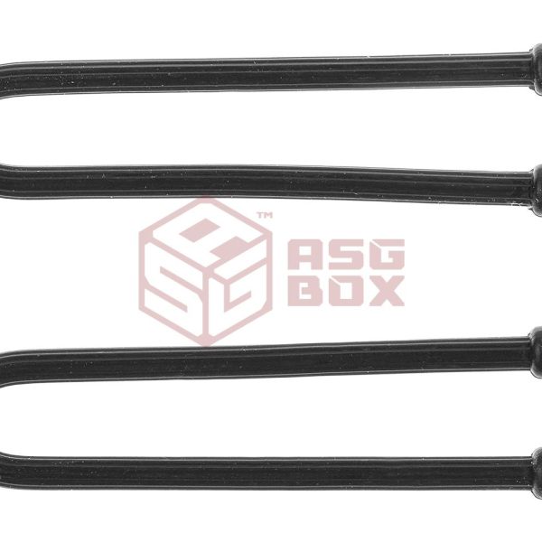 Nite Ize Gear Tie Reusable Rubber Twist Tie 6" 2pcs Black
