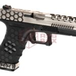 AW Custom VX0200 Hex Cut Full Metal GBB Silver