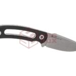 Defcon D2 Fixed Blade Silver Flecks Handle Grey