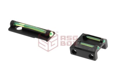 LPA Fiber Optic Sights Set for 6-8mm Shotgun Ribs BSS18