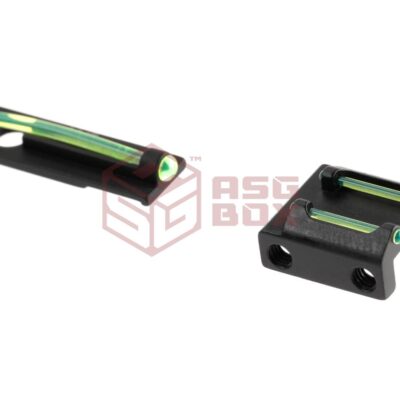 LPA Fiber Optic Sights Set for 6-8mm Shotgun Ribs BSS18