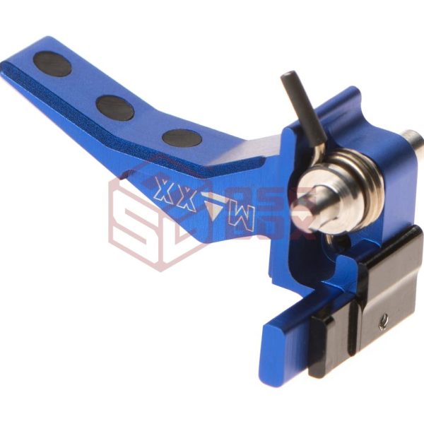 Maxx Model CNC Aluminum Advanced Speed Trigger for EVO-3 Style B Blue