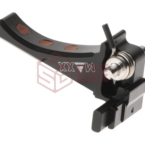 Maxx Model CNC Aluminum Advanced Speed Trigger for EVO-3 Style D Black