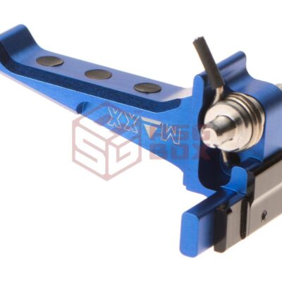 Maxx Model CNC Aluminum Advanced Speed Trigger for EVO-3 Style E Blue