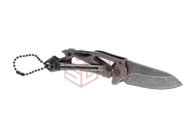 Keychain Folding Knife Stonewash Black
