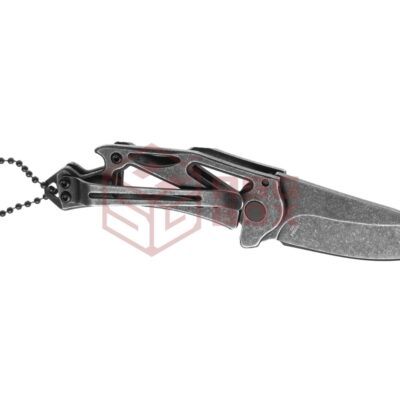 Keychain Folding Knife Stonewash Black