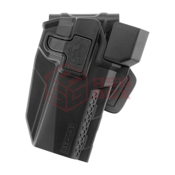 Amomax Paddle Holster for WE / KJW / KWA / KSC / TM 1911 5" - Red Dot Compatible Black