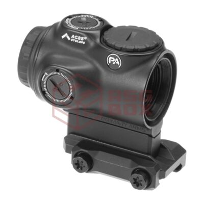 Primary Arms GLx 1x MicroPrism with Red Illuminated ACSS Cyclops Gen 3 Reticle Black