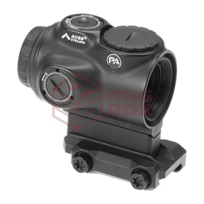 Primary Arms GLx 1x MicroPrism with Green Illuminated ACSS Cyclops Gen 3 Reticle Black