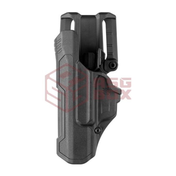 Blackhawk T-Series L2D Duty Holster for Glock 17/19/22/23/34/35 Left Side Black