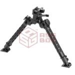 Leapers Big Bore Full Stability 9.4-14.0 Inch Center Height Bipod Black