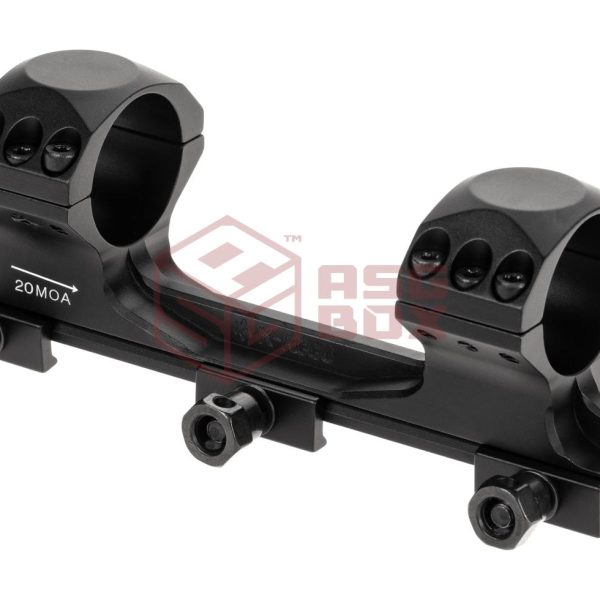 Vector Optics 30mm X-Accu One Piece 20 MOA HI Picatinny Mount Black