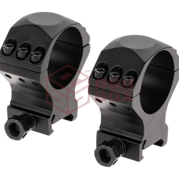 Vector Optics 34mm X-Accu Medium Profile Picatinny Rings Black