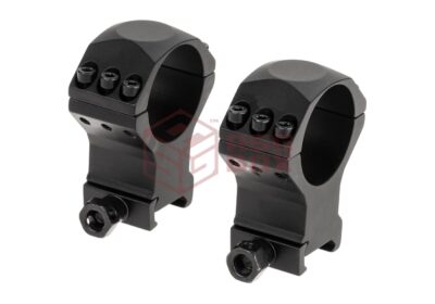 Vector Optics 34mm X-Accu High Profile Picatinny Rings Black