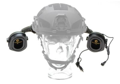 Earmor M32X Plus Hearing Protection Set for ARC Helmet Rails Foliage Green - obrazek 6