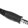 Earmor Y-Shaped Cable 3.5mm Jack / 2.5mm Female Jack / U-174 Male Jack for M31 Plus Black OD-TM-12731106000 asgbox.pl