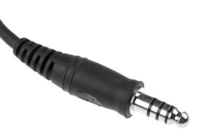 Earmor Y-Shaped Cable 3.5mm Jack / 2.5mm Female Jack / U-174 Male Jack for M31 Plus Black - obrazek 4