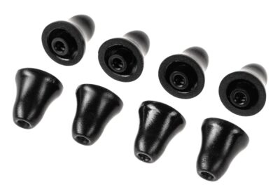 Earmor Replacement Tapered Foam Earplugs For M20T Pro / M200T / P20 / P21 Size S Black