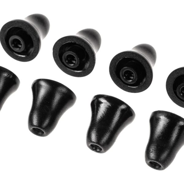 Earmor Replacement Tapered Foam Earplugs For M20T Pro / M200T / P20 / P21 Size S Black