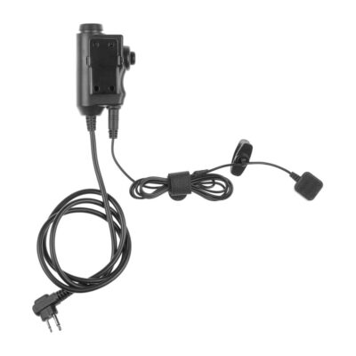 Alternative view of Earmor M52 Tactical PTT Motorola Two Pin Black