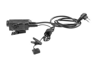 Earmor M52 Tactical PTT Motorola Two Pin Black - obrazek 3